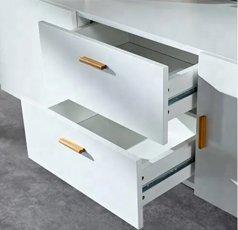 home furniture DIY 2 door 2 drawer cheap led lowboard wood wall console TV unit