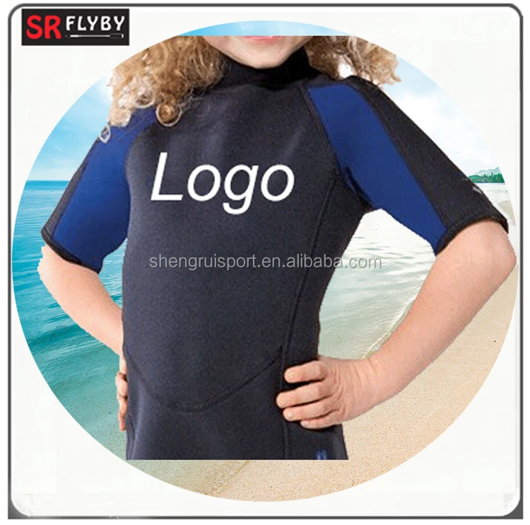 Premium kids yamamoto neoprene full body wetsuit surf short suit wetsuits Back zip design