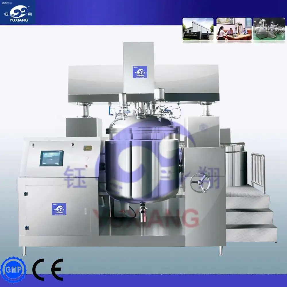 1000L управления PLC химической крем вакуумный смеситель утверждение CE