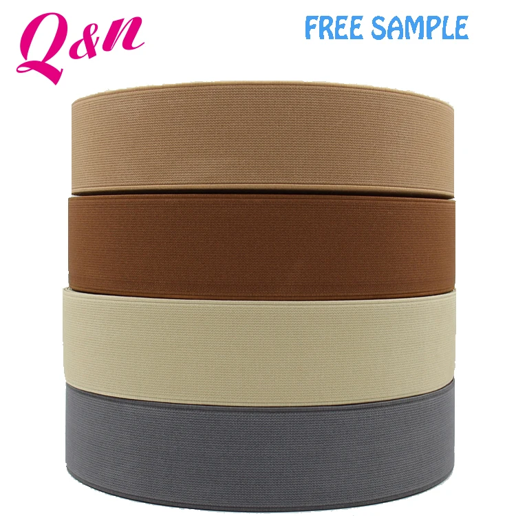 garment accessories colored thick woven elastic tape ribbon