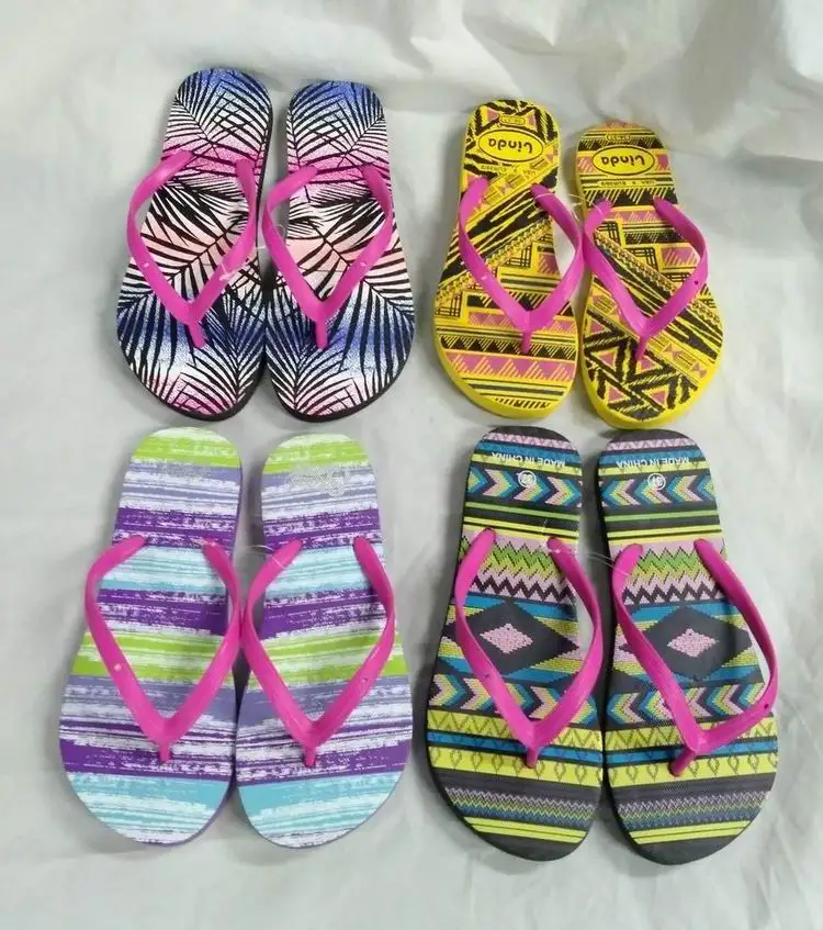 
womens flipflops pvc strap pe outsole 