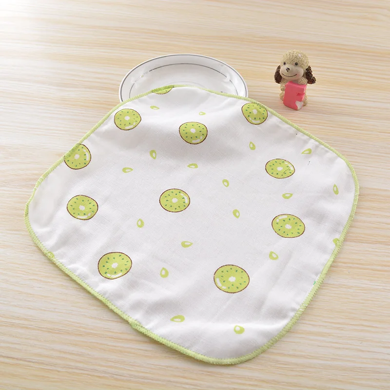 
custom size solid or print 10pcs Unisex Baby Multipurpose 100% cotton Gauze washcloth cloth 