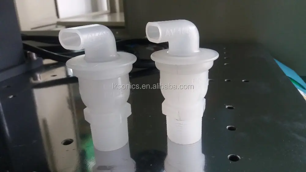 1500W PP round water cup welding plastic parts ultrasonic rotary friction welding machine