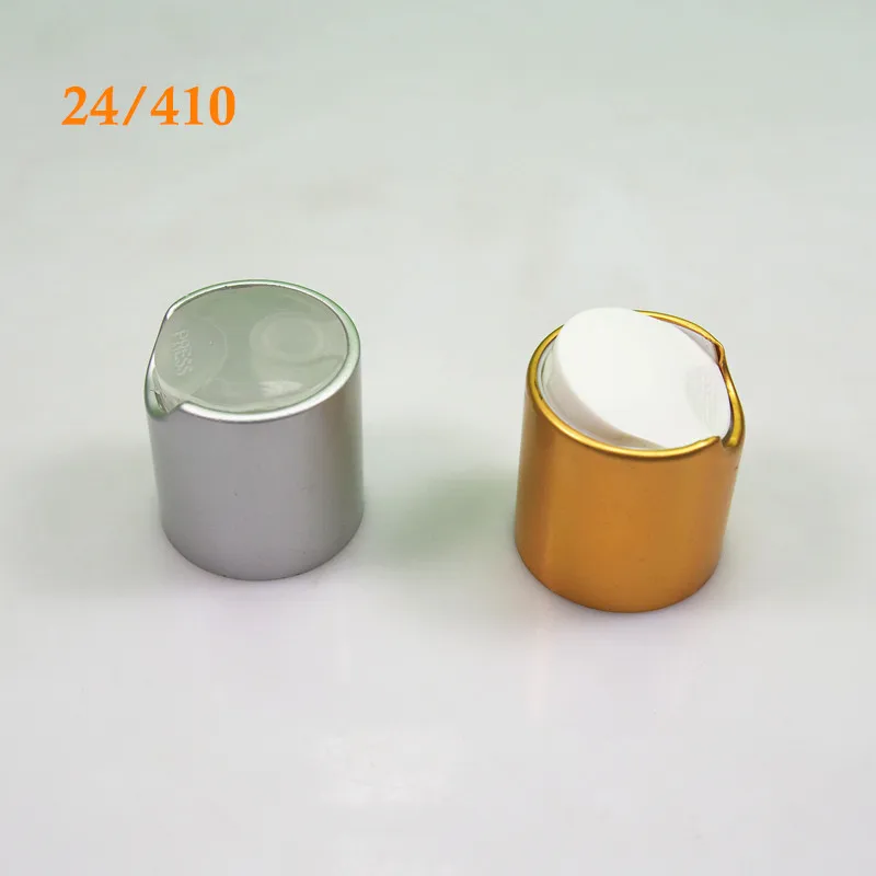 matt  shiny sliver golden aluminum  disc top lid 24