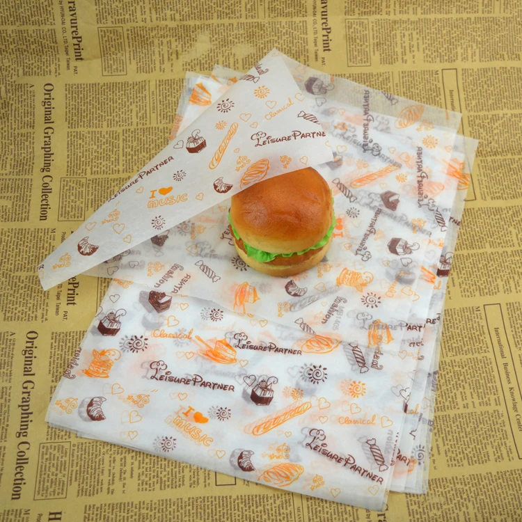 
food wrapping grease proof paper 