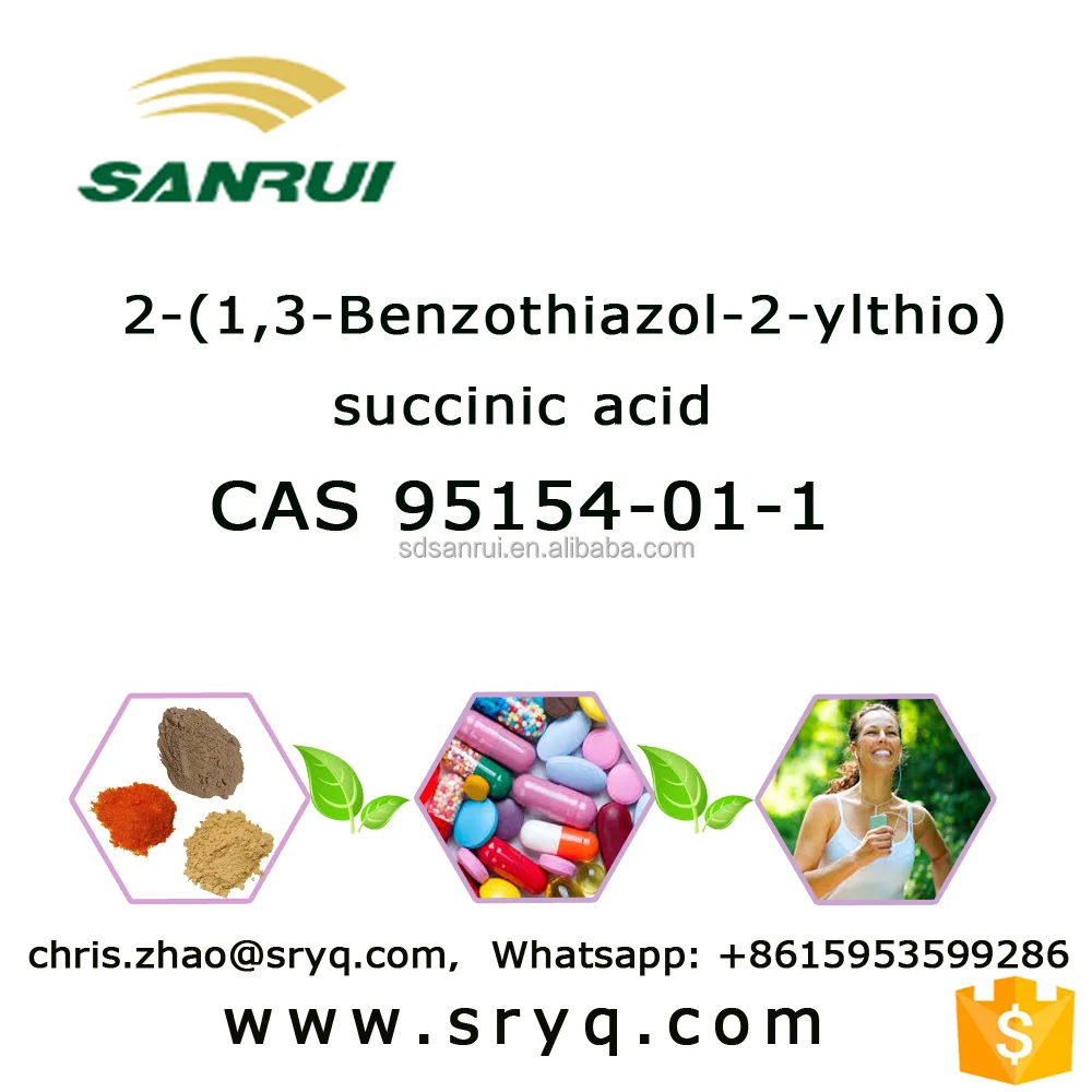 
High purity 2-(1,3-Benzothiazol-2-ylthio)succinic acid CAS No 95154-01-1 