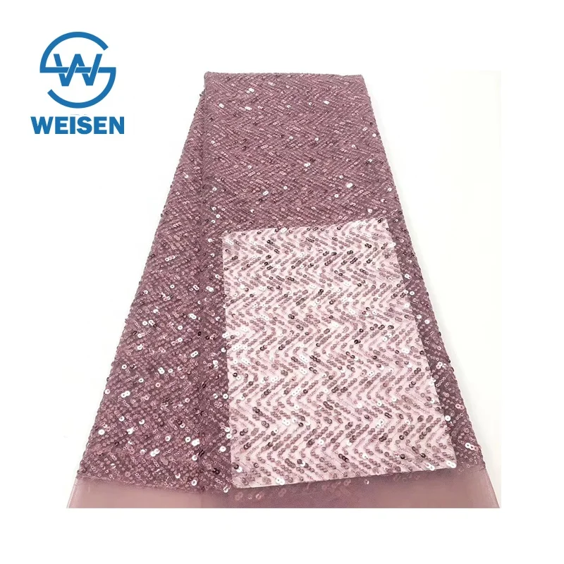 White Wedding Spandex Shimmering Roll Wholesale Silver Sequin Lace Fabric 5 Yard