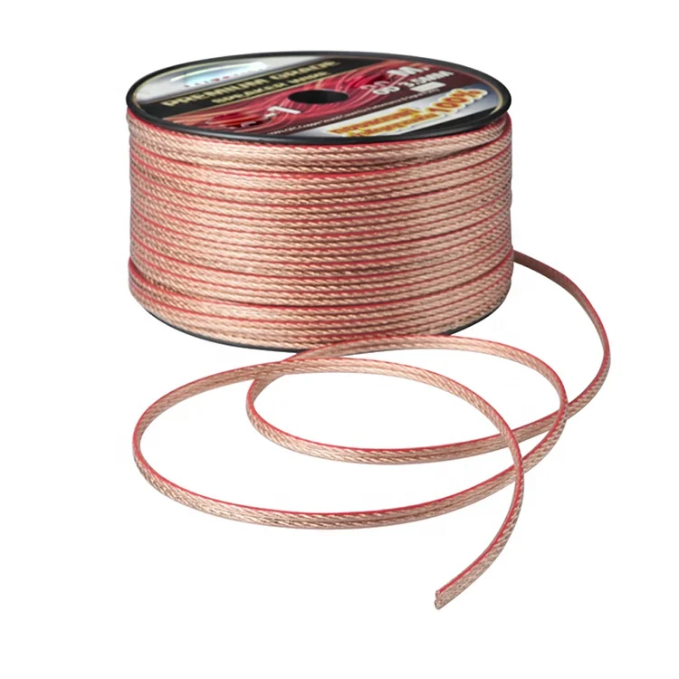 Huxi-cable HX-14GA car audio 14awg высококачественный автомобильный аудиокабель с медным проводом