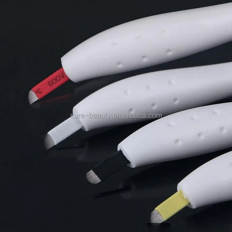 factory offer permanent makeup disposable microblading pen for eyebrow tattoo microblading makeup