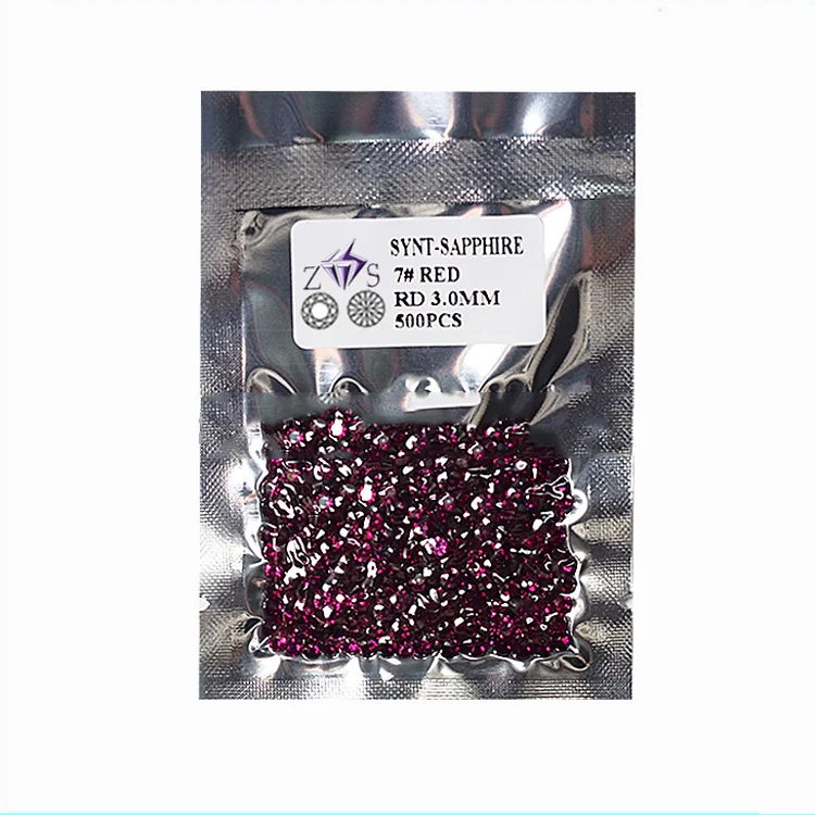 High Quality Jewelry Stone Artificial Ruby Gemstone