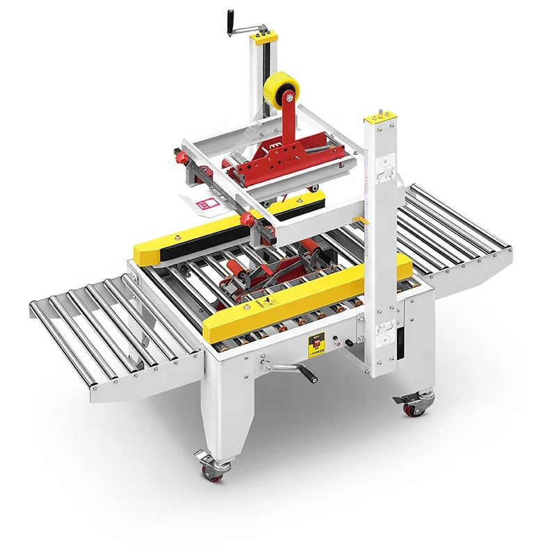 FM-FXZ500C Carton Box Case Sealing Machine Sealer  For Center Sealing Side Drive