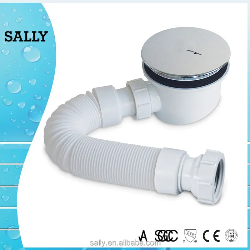 Hot sale chrome plated 90mm shower drain waste