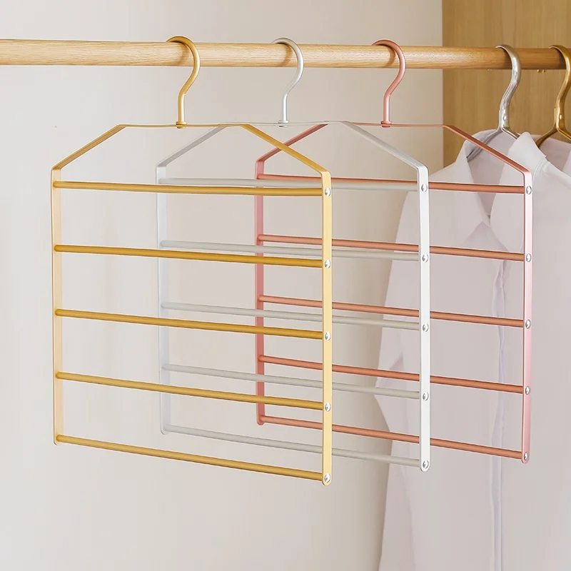 
Многофункциональная аллюминиваемая ткани вешалка для брюк стойка для брюк 3 ярусов 