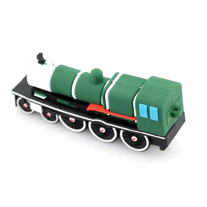 Custom pendrive 32gb USB PVC flash drive train shape