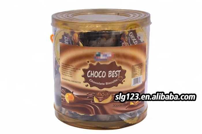 OEM sweet star cup chocolate biscuit