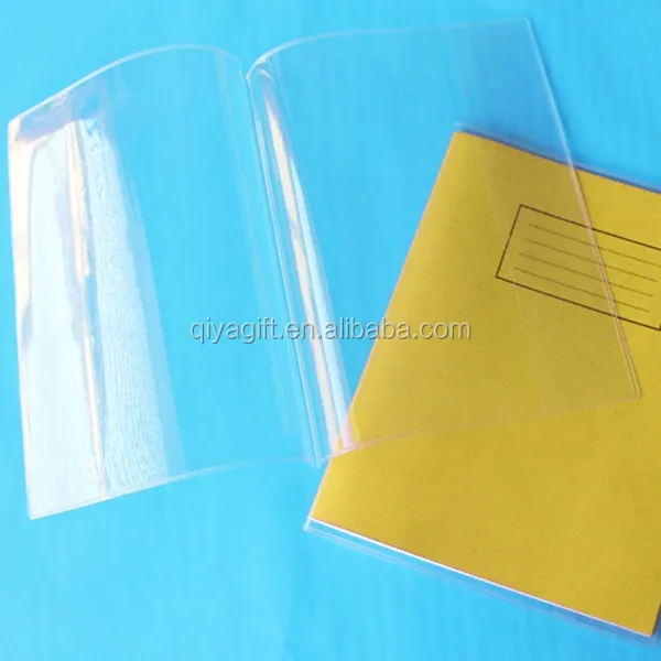 wholesale A 4 size pvc clear transparent book cover