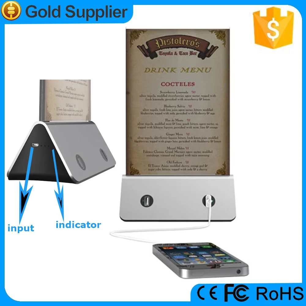 Быстрее доставка зарядное устройство 13500 мАч зарядное устройство для ресторана