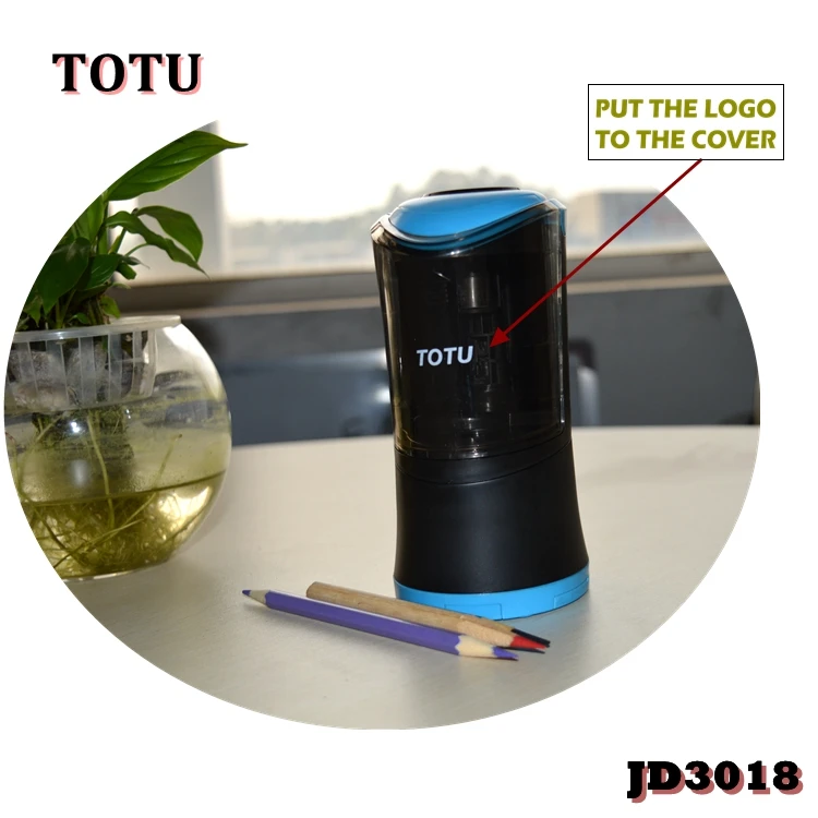 JD3018-3 3 hole electric pencil sharpener Rechargeable battery operated