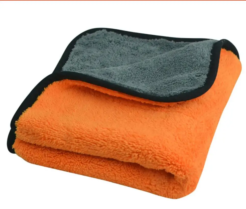 Hot sale custom super absorbent cleaning drying microfiber car wash towel Thick Absorbent Coral Fleece Car Washer Towel