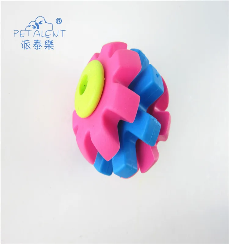 Экологически чистый резиновый мяч для собачьего тенниса смешанных