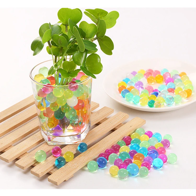Water Gel Beads Eco-friendly  Crystal Soil For  Garden Decoration hydroponic plant