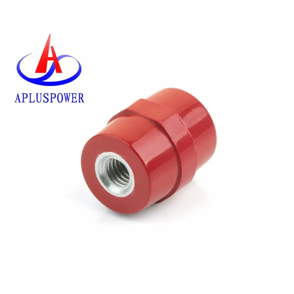 BMC material copper steel screw red color Excellent Electrical Insulators in drum shape with high torque for battery packs