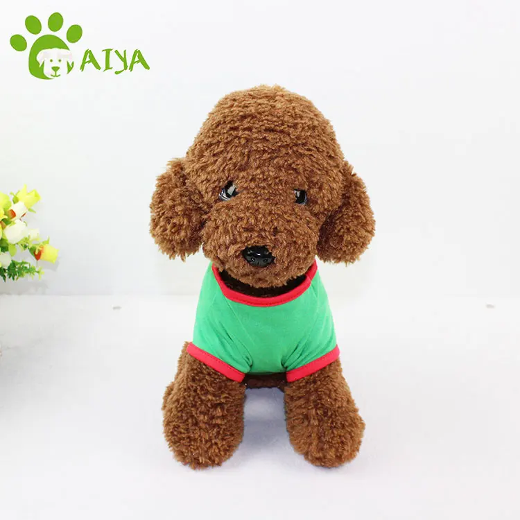 Free Sample Multi Sizes Molds Dog Clothing Pet Clothes T-shirts Cartoon Customized Winter Clothes Sustainable Letter for Print