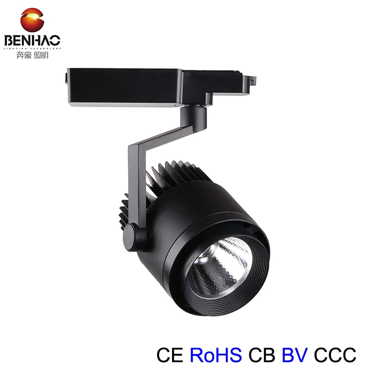 30W COB Track light High quality aluminum track shoot the light Clothing exhibition hall furniture stores track light