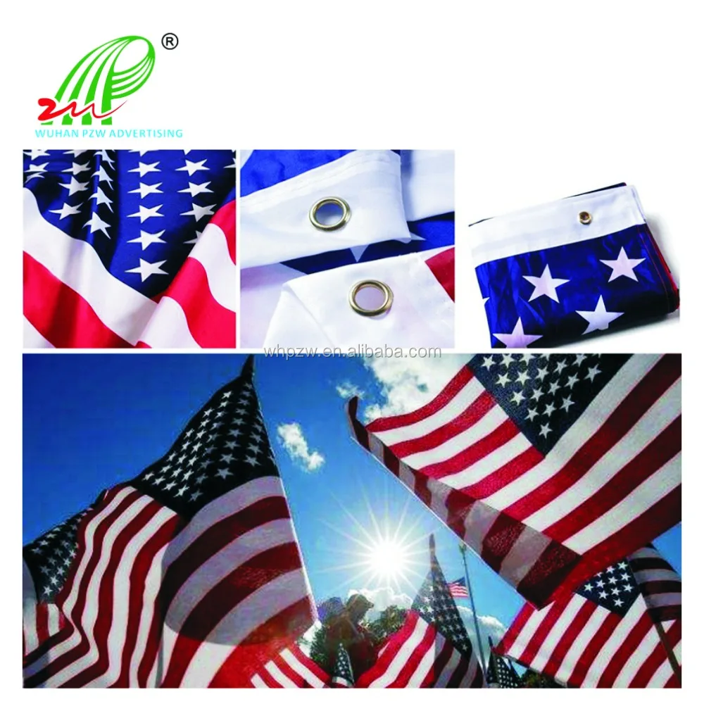 
polyester printed decorative large custom flags free usa flag of country lanyard 