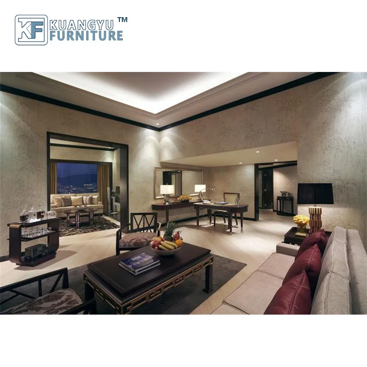 High-quality solid wood antique bedroom furniture sets hotel bathroom furniture