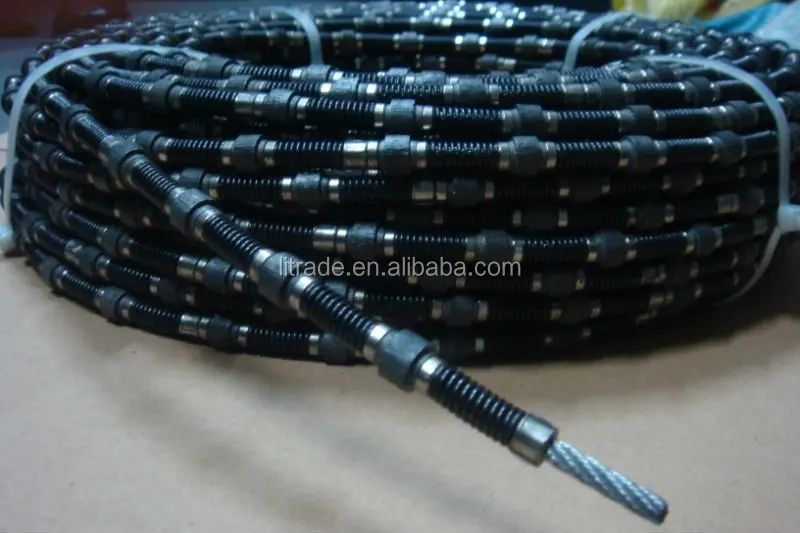 Different types of diamond wire saw for stone cutting