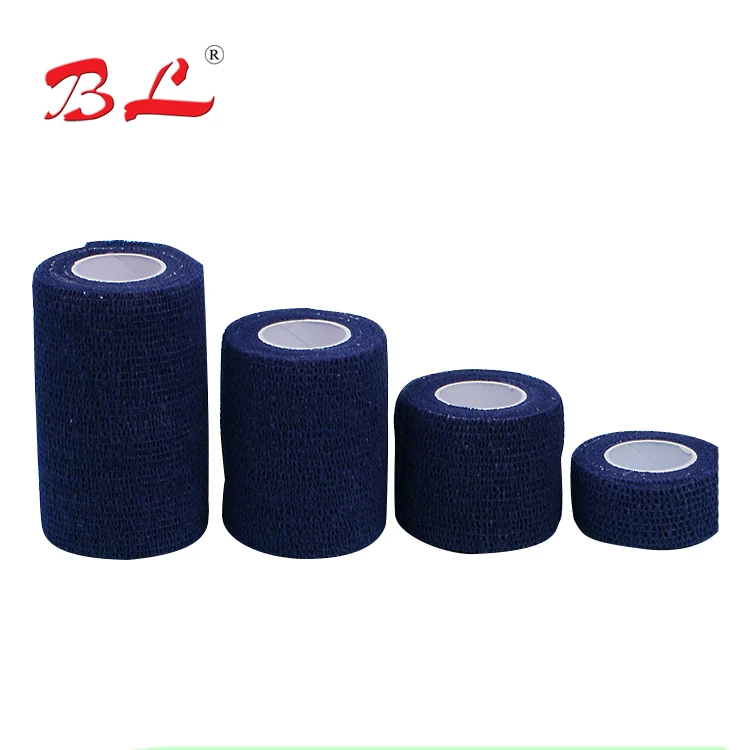 Coflex Cohesive Bandage Black color vet wrap tape