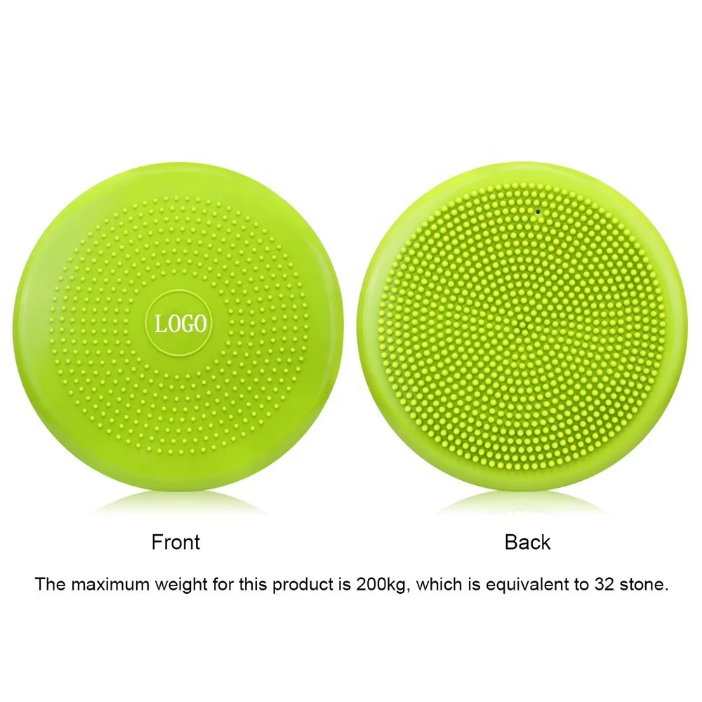 Inflatable Stability Balance Disc Wobble Air Cushion Pad Knee Ankle Yoga Board Fitness