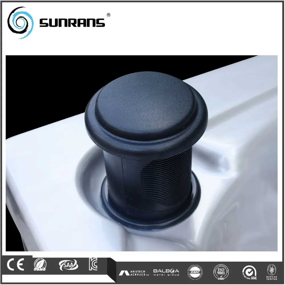 Sunrans Luxurious Small Size Massage Spa Bathtub Whirlpool Intex Garden Hot Tub Outdoor For 3 People Use