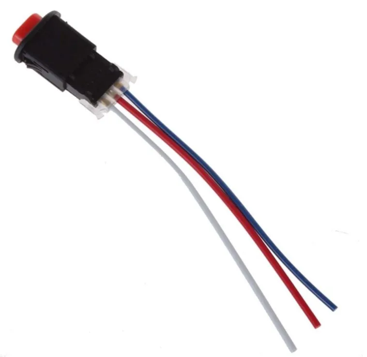 
Motorcycle Parts Motorcycle Accessories with 3 Wires Built-in Lock Motorcycle Switch Hazard Light Switch Button 