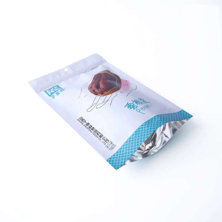 customized plastic bags with own logo packaging for nut