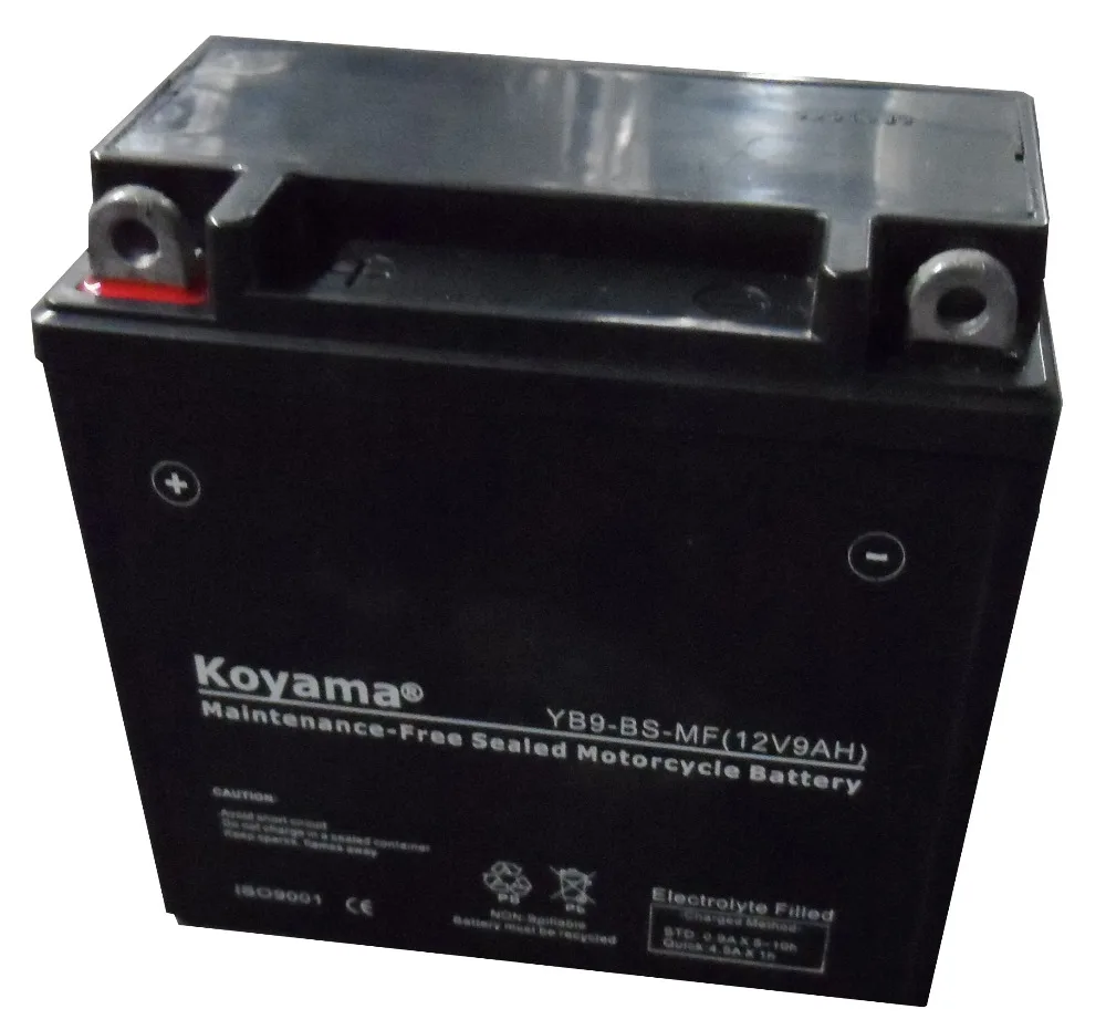 9Ah 12V мотоциклетные запчасти аккумулятор аккумуляторной батареи