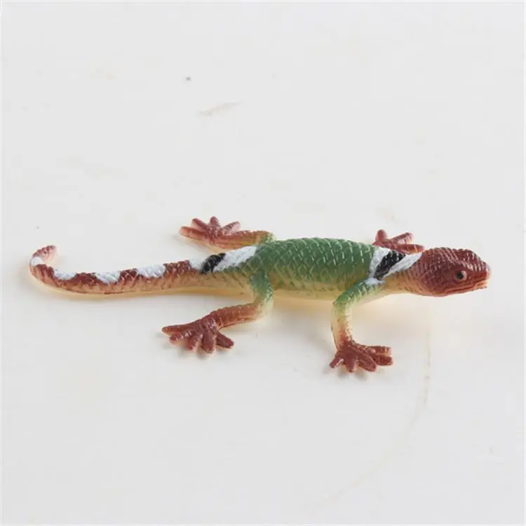 Factory Price Wholesale Exquisite PVC Animal Small Figurines Interesting Personalized Lizard Animal Toy