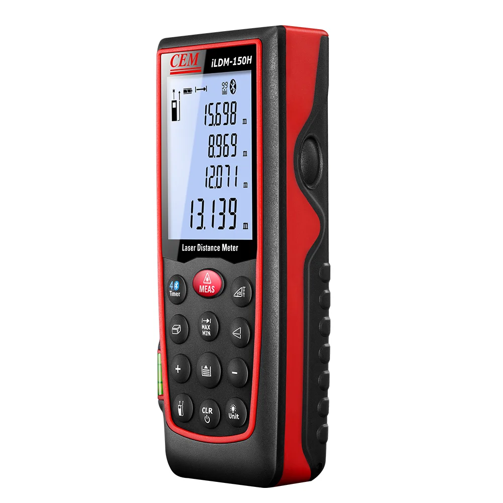 
CEM iLDM-150H Professional laser distance meter 150m bluetooth laser rangefinder 