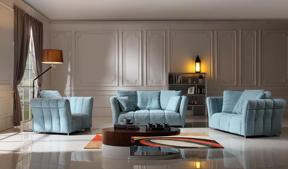 Elegant Living Room Sofa Set Home Furniture Sofa 1+2+3 Seater