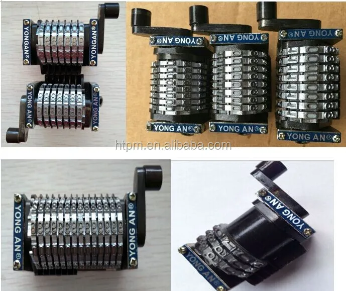 high quality hamada Numbering Machine 7 DIGITS number box