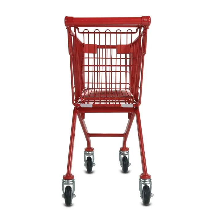 Small Shopping Cart Trolley For Kids With Swivel Rubber Wheels