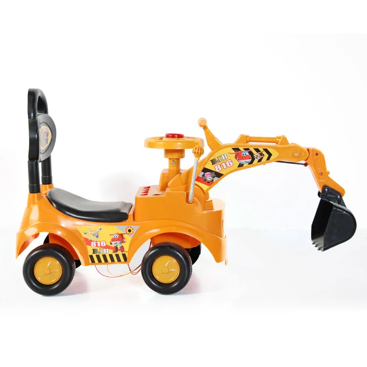 
 Дети маленькие пластиковое искусственное мини-самосвал детская езда на экскаватор для детей  
