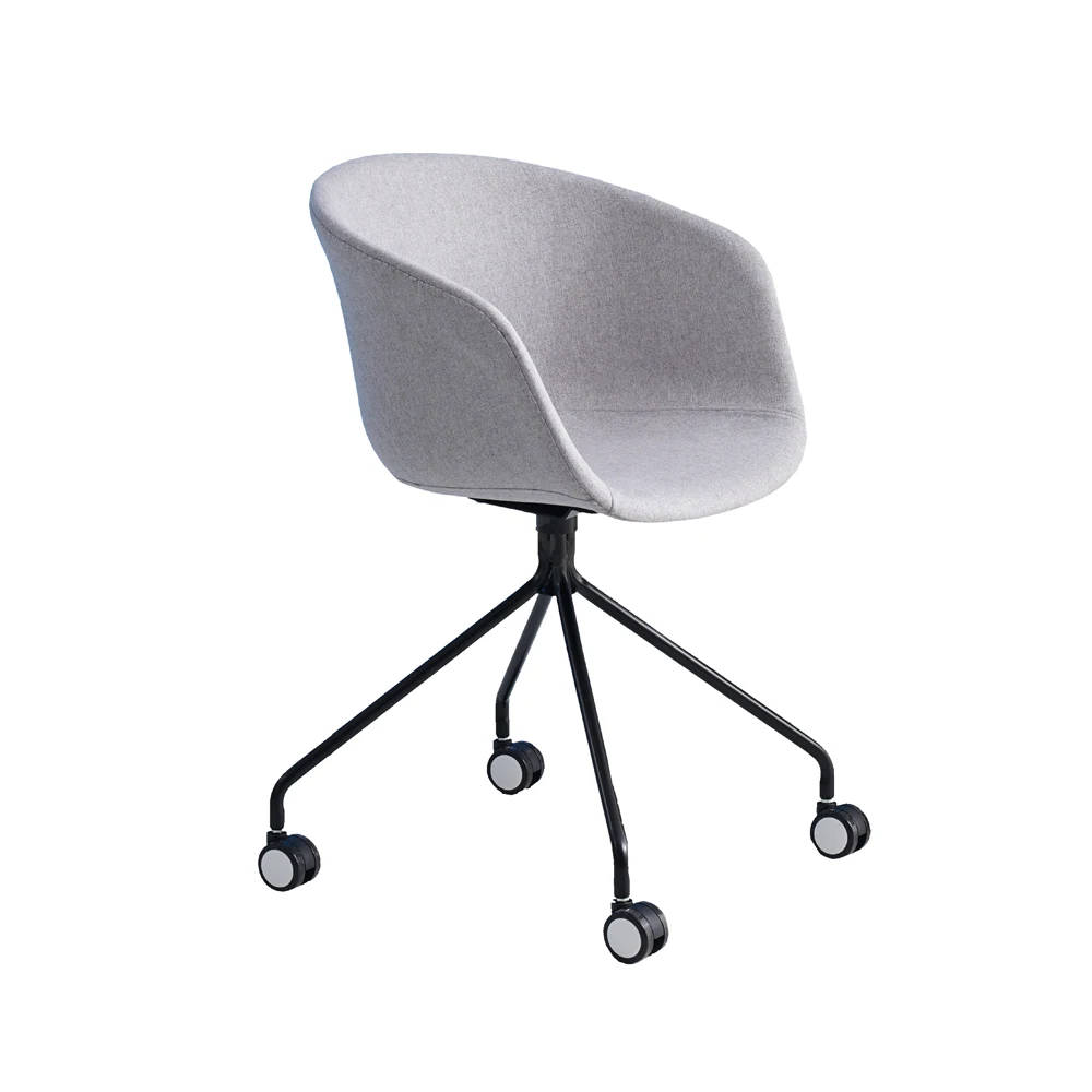 High Quality Plastic Armchair Polypropylene Shell Metal Legs Dining Chairs