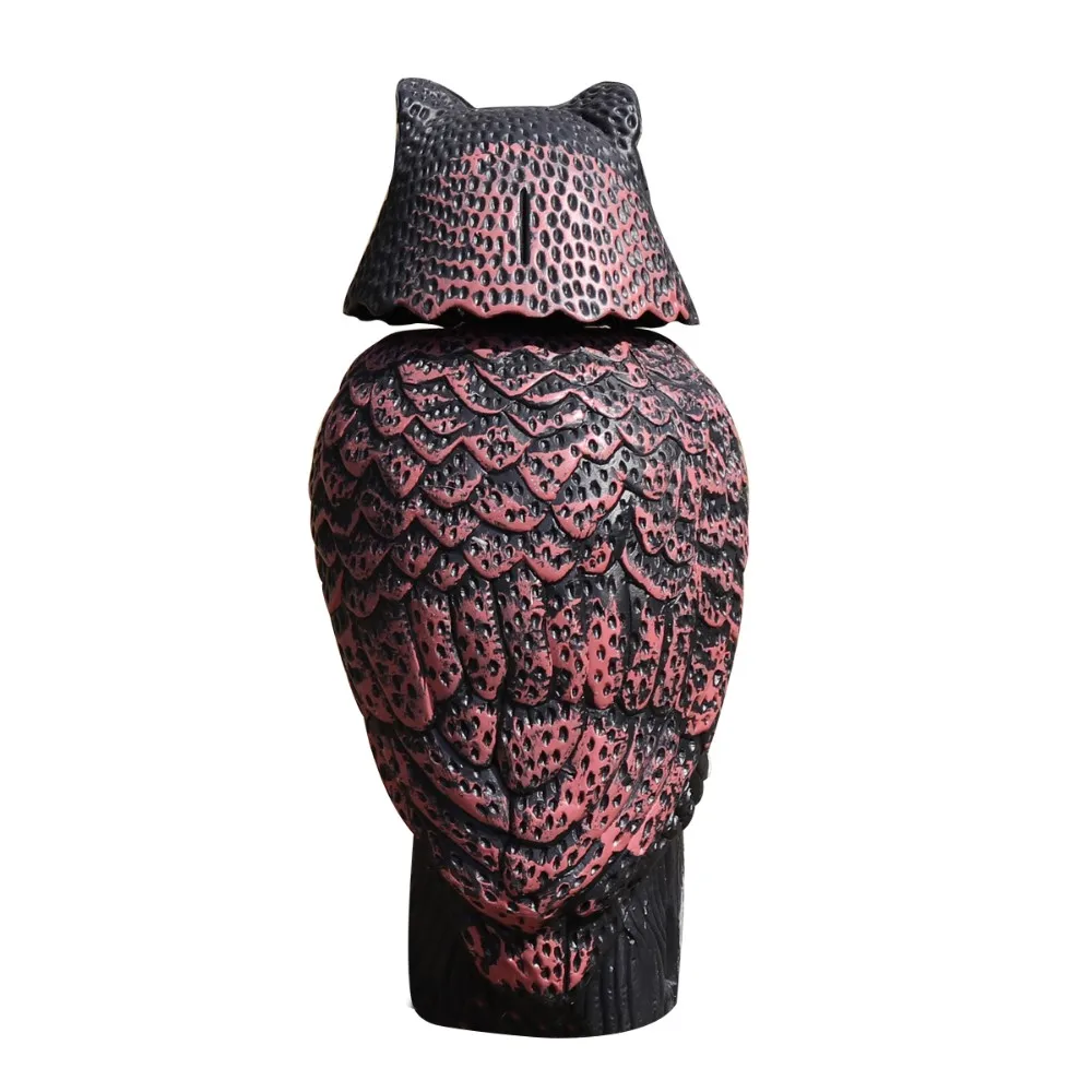 Factory Price Plastic Owl Decoy, Owl Decoy With Rotating Head