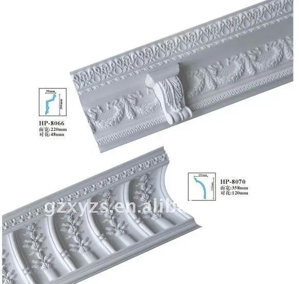
polyurethane/PU moldings for ceiling decoration 