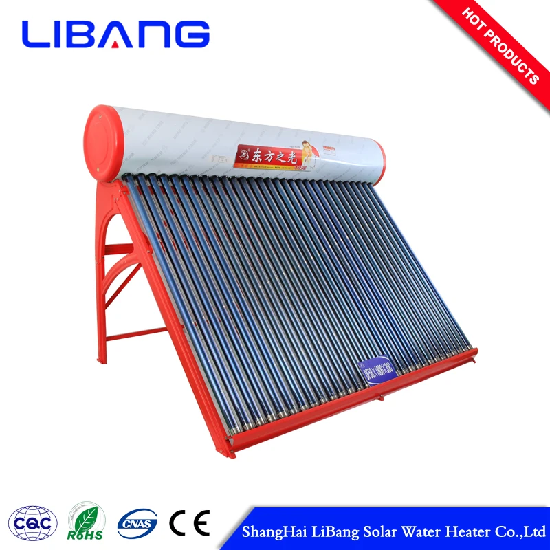 
High Quality Vacuum Glass Tubes Galvanized Color Steel Bathroom Solar Collectors Price Solar Water Heater 