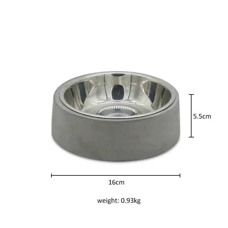 wholesale metal & cement concrete dog food bowl,bowl pet bowl for dog