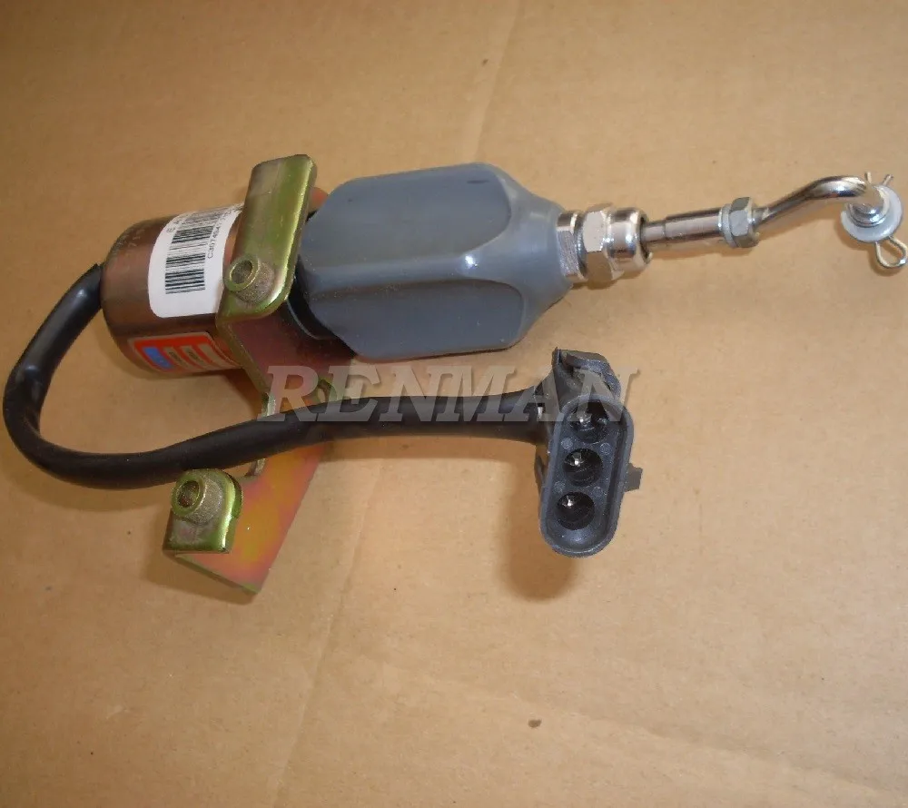 Cummins 6CT 6C8.3 6CT8.3 6CTA8.3 Engine Fuel Shutoff Valve Fuel Pump Solenoid 3974947
