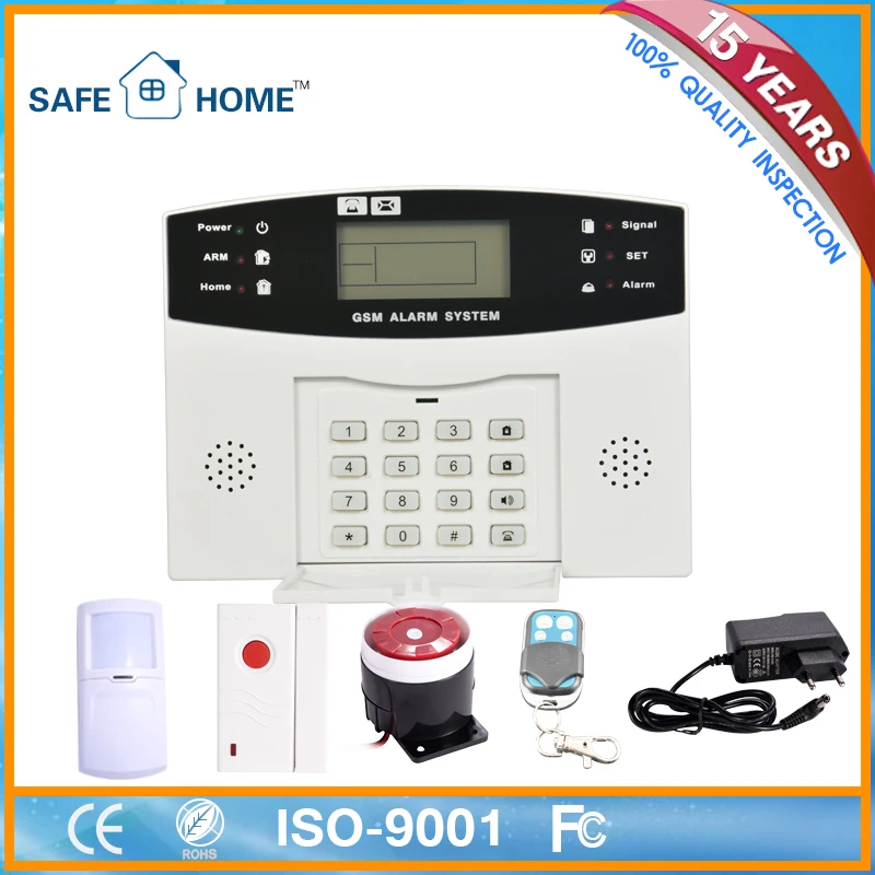 GSM Home Alarm System Wireless, GSM Системы Безопасности Беспроводной Интеллектуальная Система Охранной Сигнализации